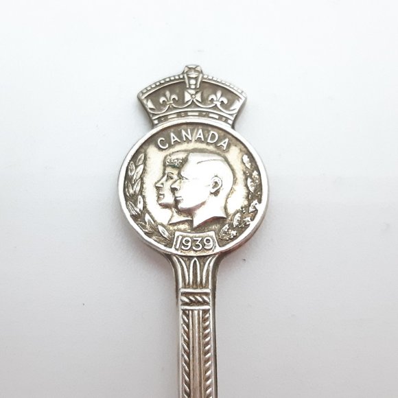 Silverplate Collector's Spoon 1939 Royal Tour of Canada - Picture 8 of 11